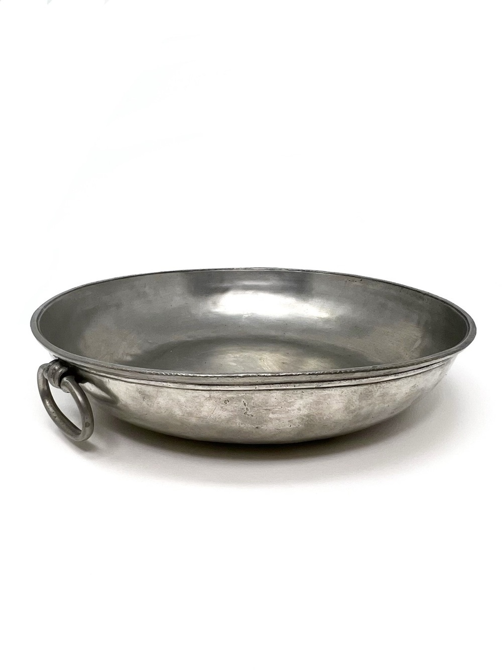 Cosi Tabellini Large ShallowPewter Bowl Fruit Bread Serveware Centerpiece
